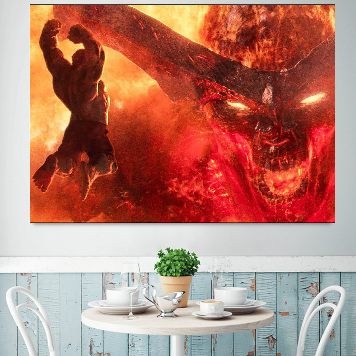 تابلو شاسی گالری استاربوی طرح هالک مدل مارول 022