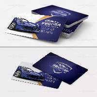 کارت ویزیت گالری ماشین | گرافیک با طعم تربچه