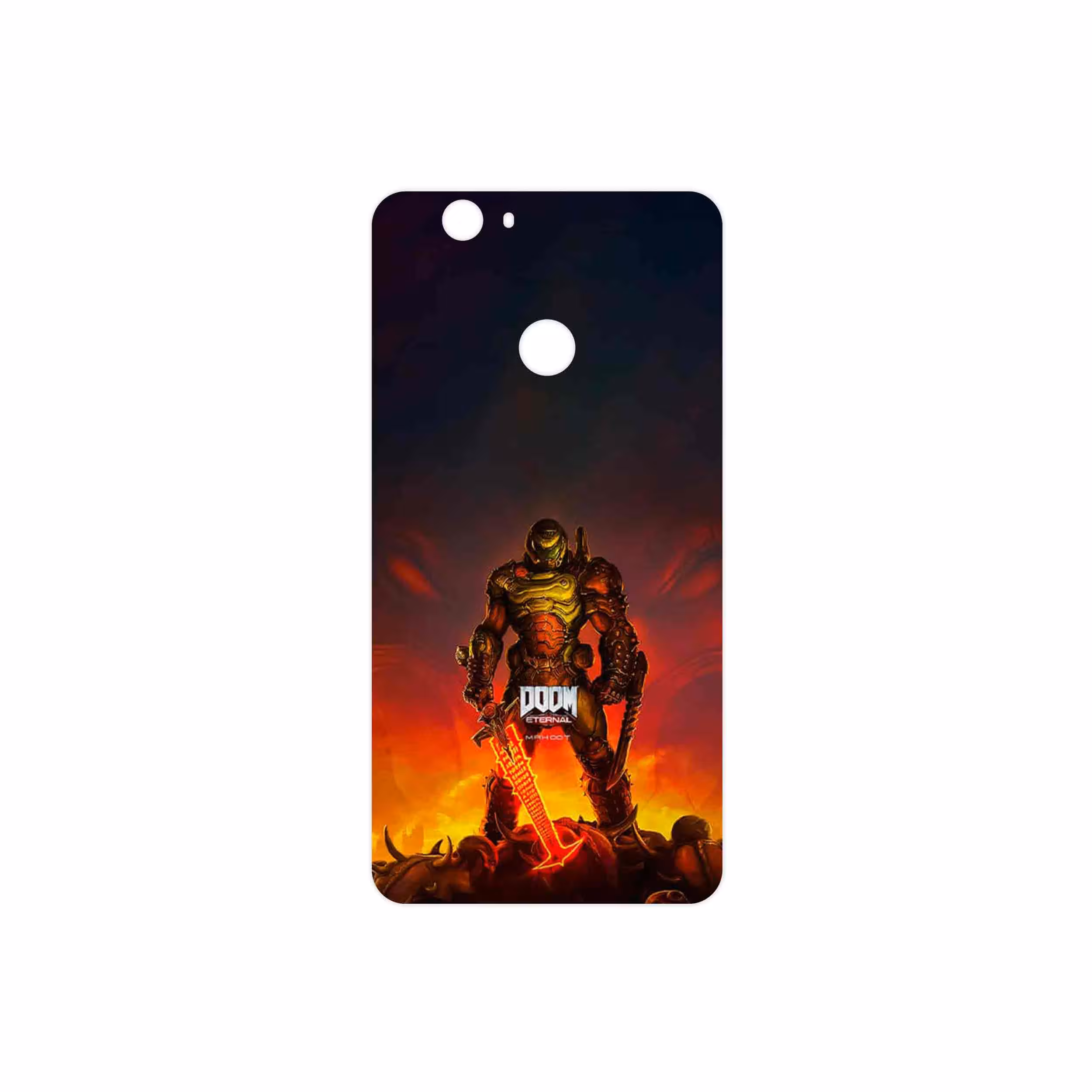 برچسب پوششی ماهوت مدل DOOM Game Series مناسب برای گوشی موبایل هوآوی Nova