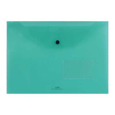 پوشه دکمه دار پاپکو مدل بیزینس A4-116BT بسته 24 عددی