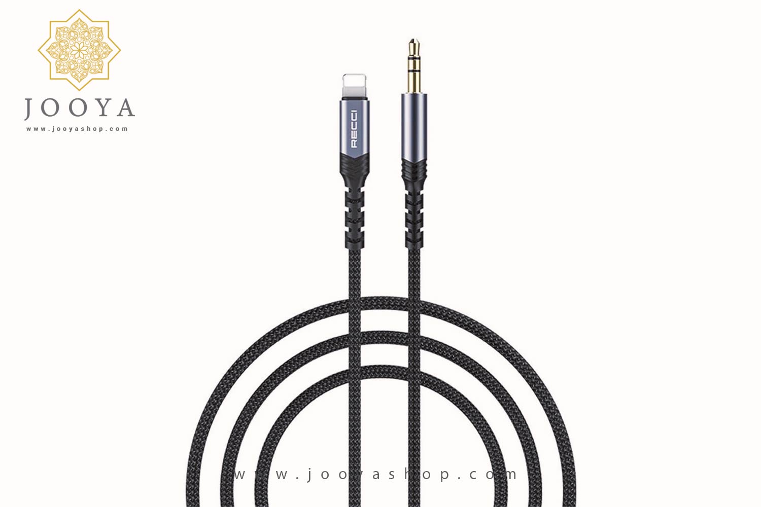 کابل تبدیل لایتنینگ به جک 3.5 میلیمتری رسی مدل RDS-A26 طول 1.2 متر
