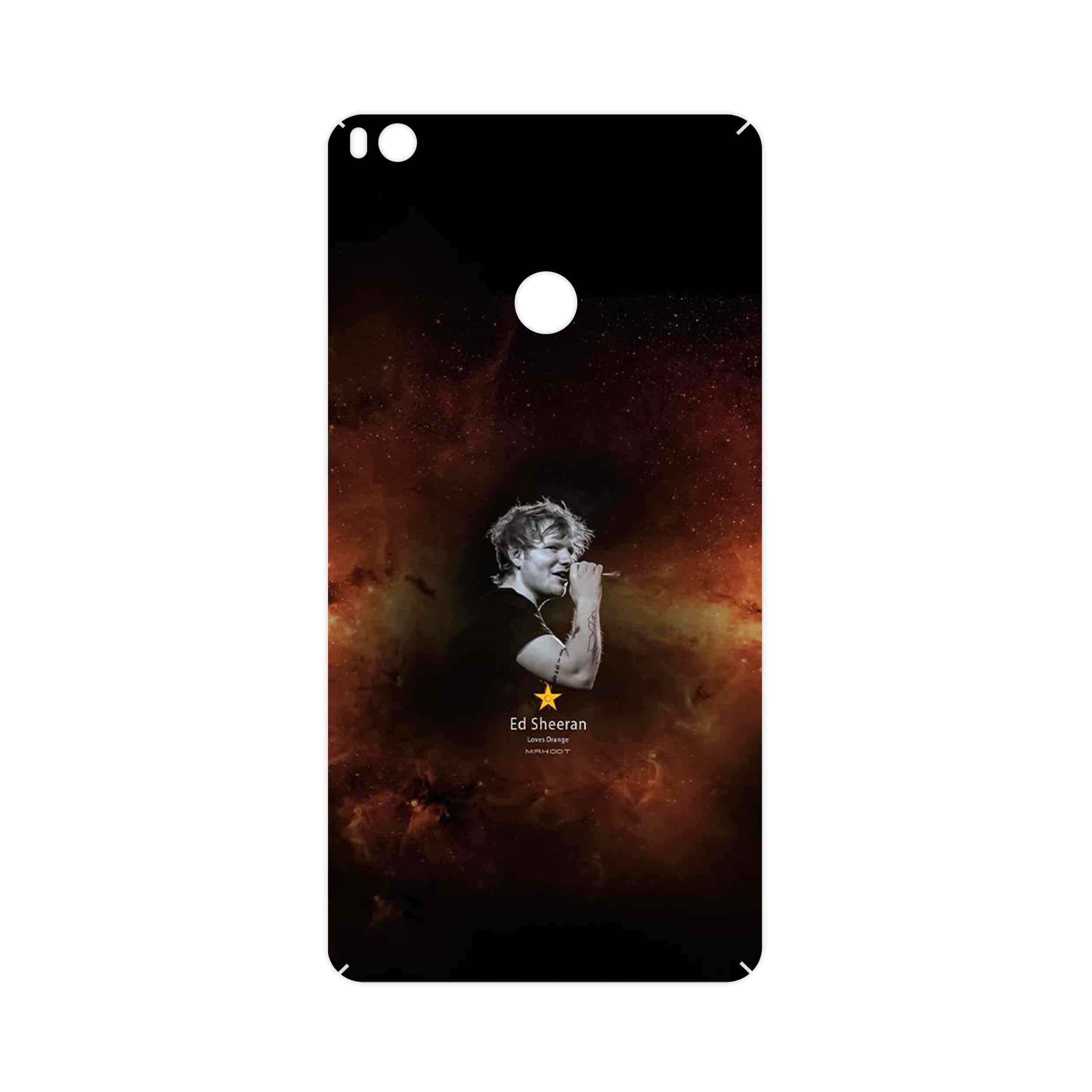 برچسب پوششی ماهوت مدل Ed Sheeran مناسب برای گوشی موبایل شیائومی Mi Max 2