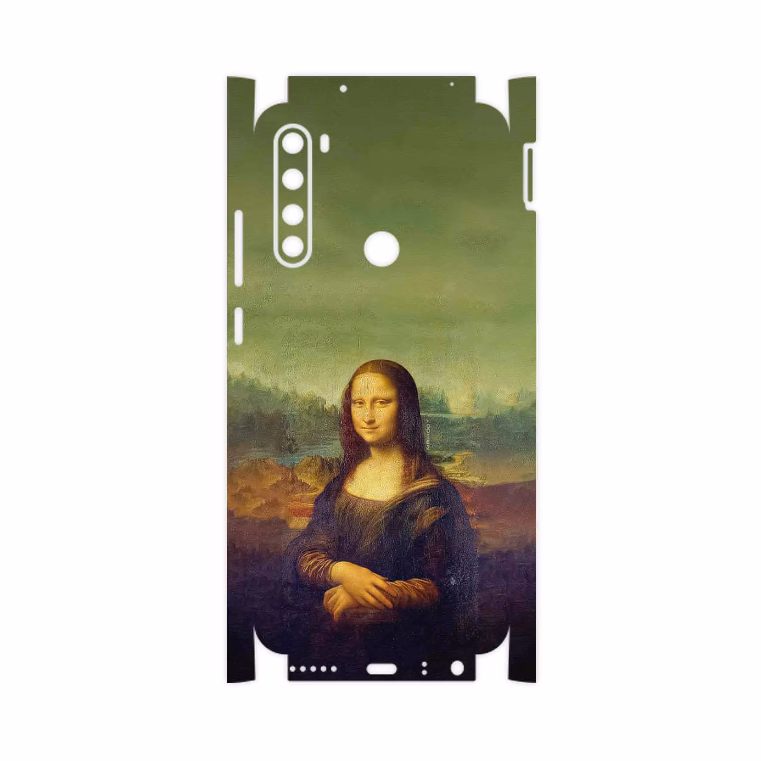 برچسب پوششی ماهوت مدل Mona Lisa of da Vinci-FullSkin مناسب برای گوشی موبایل شیائومی Redmi Note 8 2021