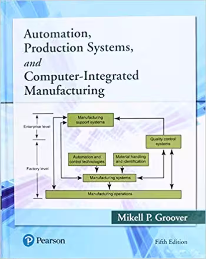 خرید و دانلود نسخه کامل کتاب Automation, Production Systems, and Computer-Integrated Manufacturing (5th Edition)