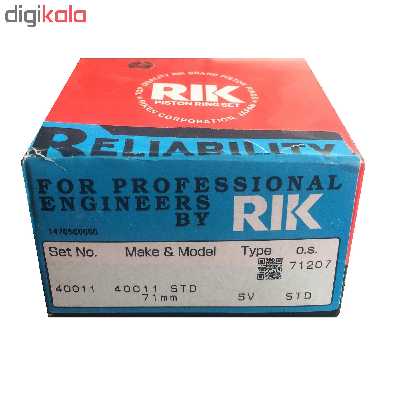 رینگ موتور سایز استاندارد ریک مدل 71207 مناسب برای پراید