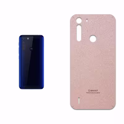برچسب پوششی ماهوت مدل Rose Gold Leather مناسب برای گوشی موبایل موتورولا One Fusion