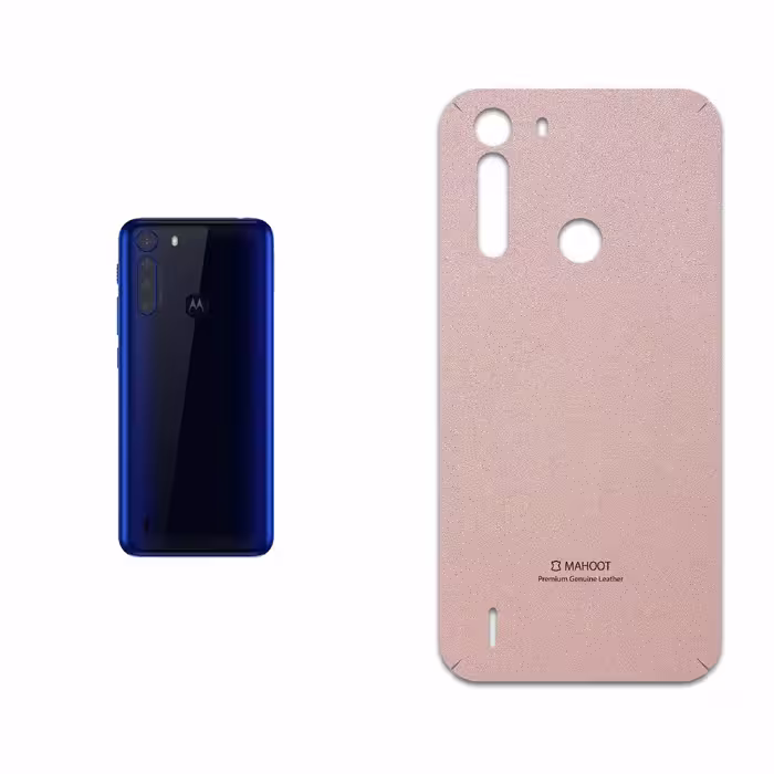 برچسب پوششی ماهوت مدل Rose Gold Leather مناسب برای گوشی موبایل موتورولا One Fusion