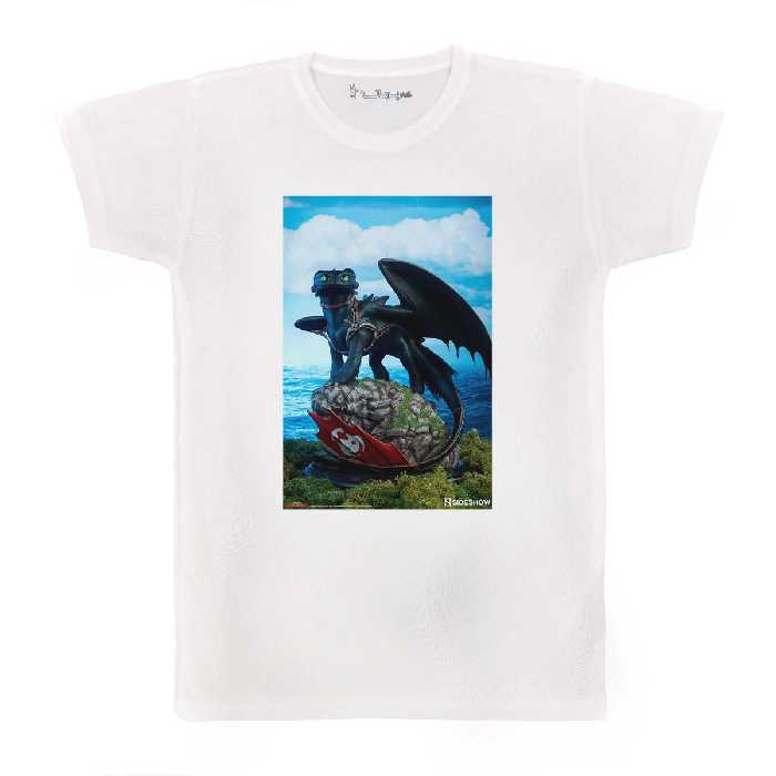 تی شرت بچگانه پرمانه طرح اژدها سواران کد pmt.3971