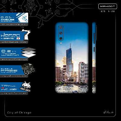 برچسب پوششی ماهوت مدل City of Chicago-FullSkin مناسب برای گوشی موبایل شیائومی Mi 9 SE