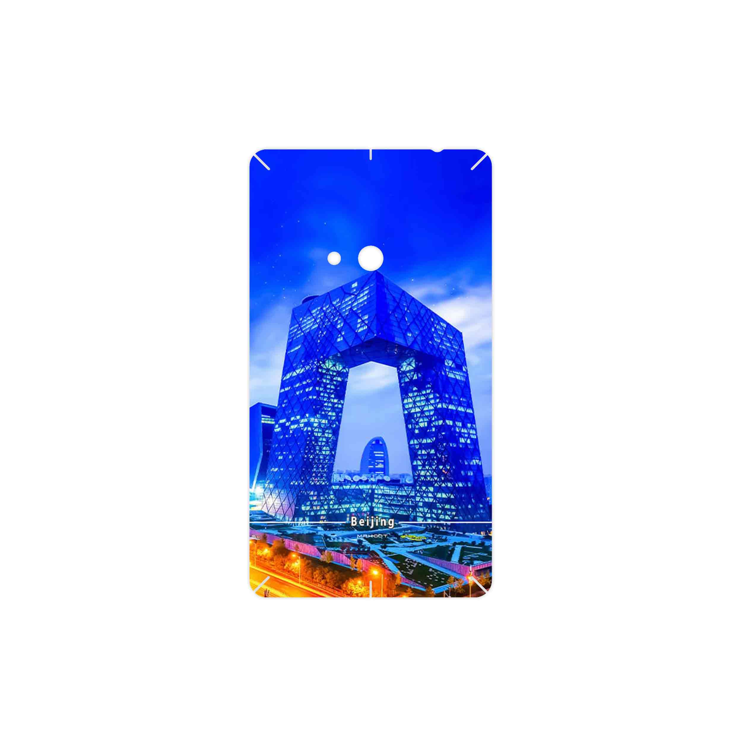 برچسب پوششی ماهوت مدل Beijing city مناسب برای گوشی موبایل نوکیا Lumia 625