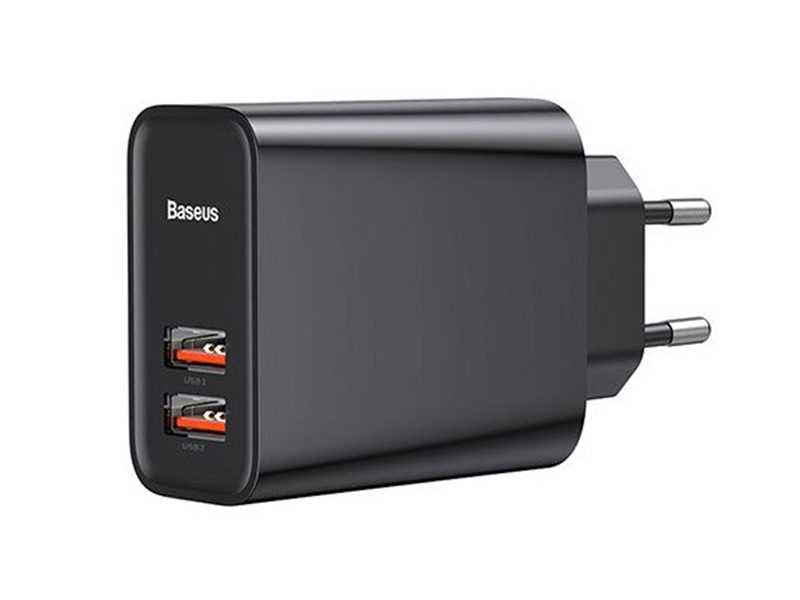 شارژر دیواری بیسوس مدل Speed Dual QC3.0 Quick charger USB   USB