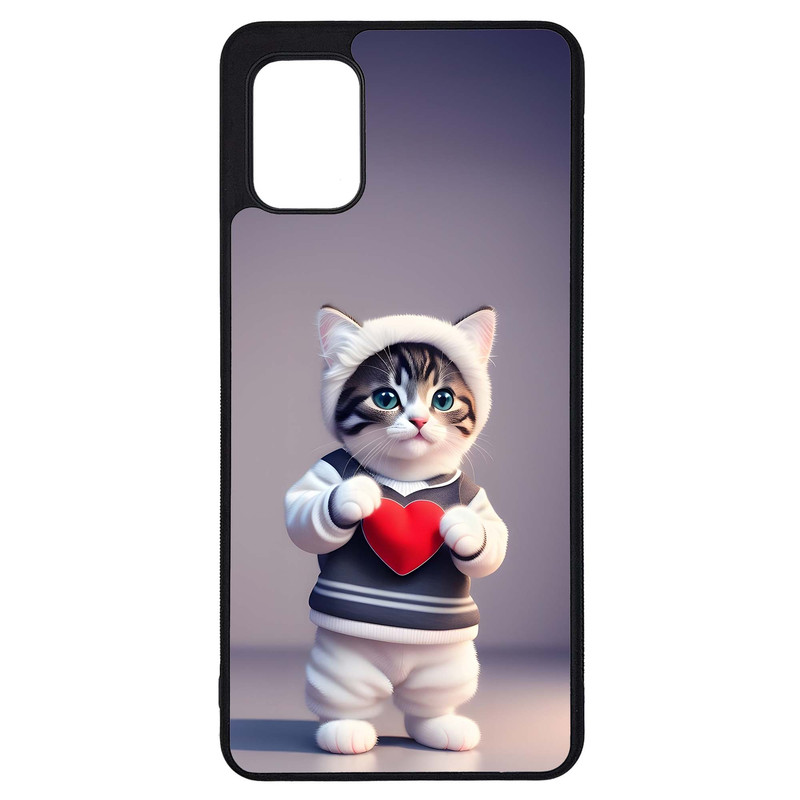 کاور طرح بچه گربه کد G-153 مناسب برای گوشی موبایل سامسونگ Galaxy A31 | دیجی قاب دونی