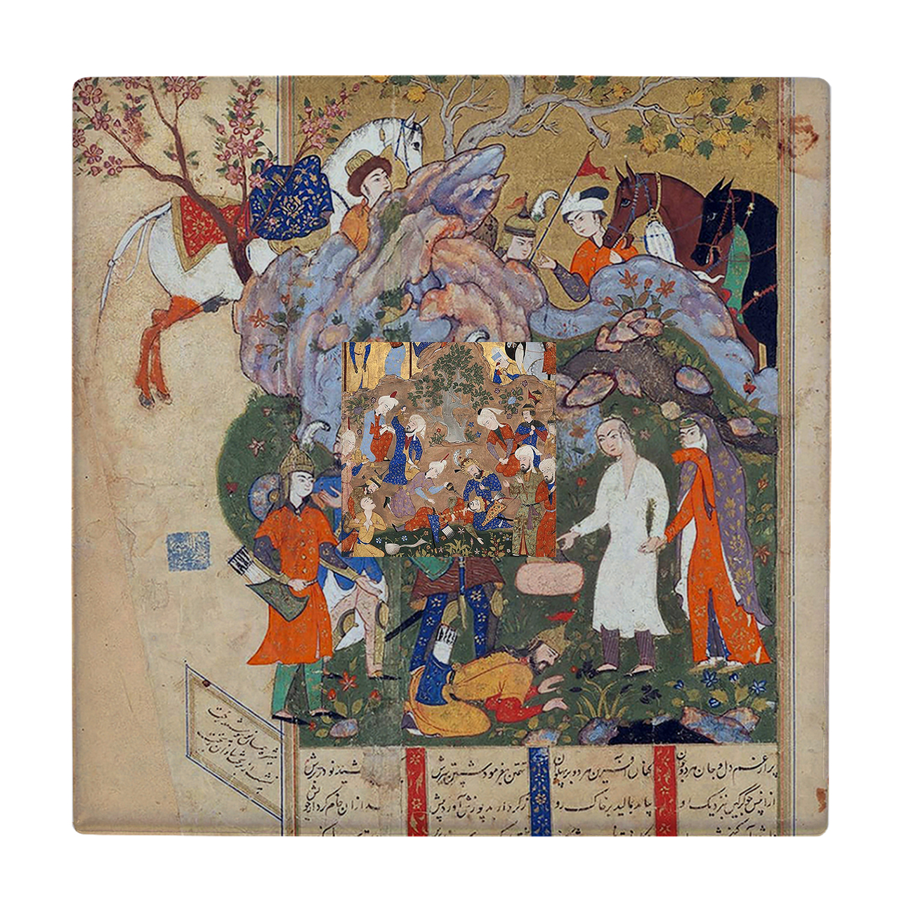 کاشی کارنیلا مدل لوحی کد klh353