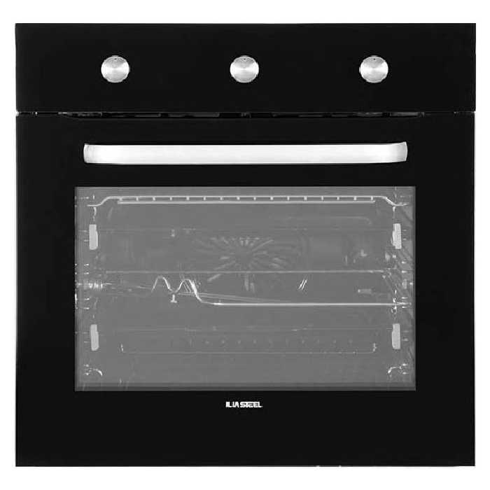 فر ایلیا استیل مدل IO 201 توکار گازی برقی