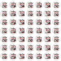 مگنت خندالو طرح محرم و اربعین امام حسین کد 7474 مجموعه 50 عددی