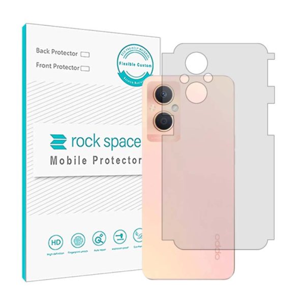 گلس محافظ پشت گوشی اوپو A96 (China) مدل نانو هیدروژل شفاف برند راک اسپیس کد 24561M