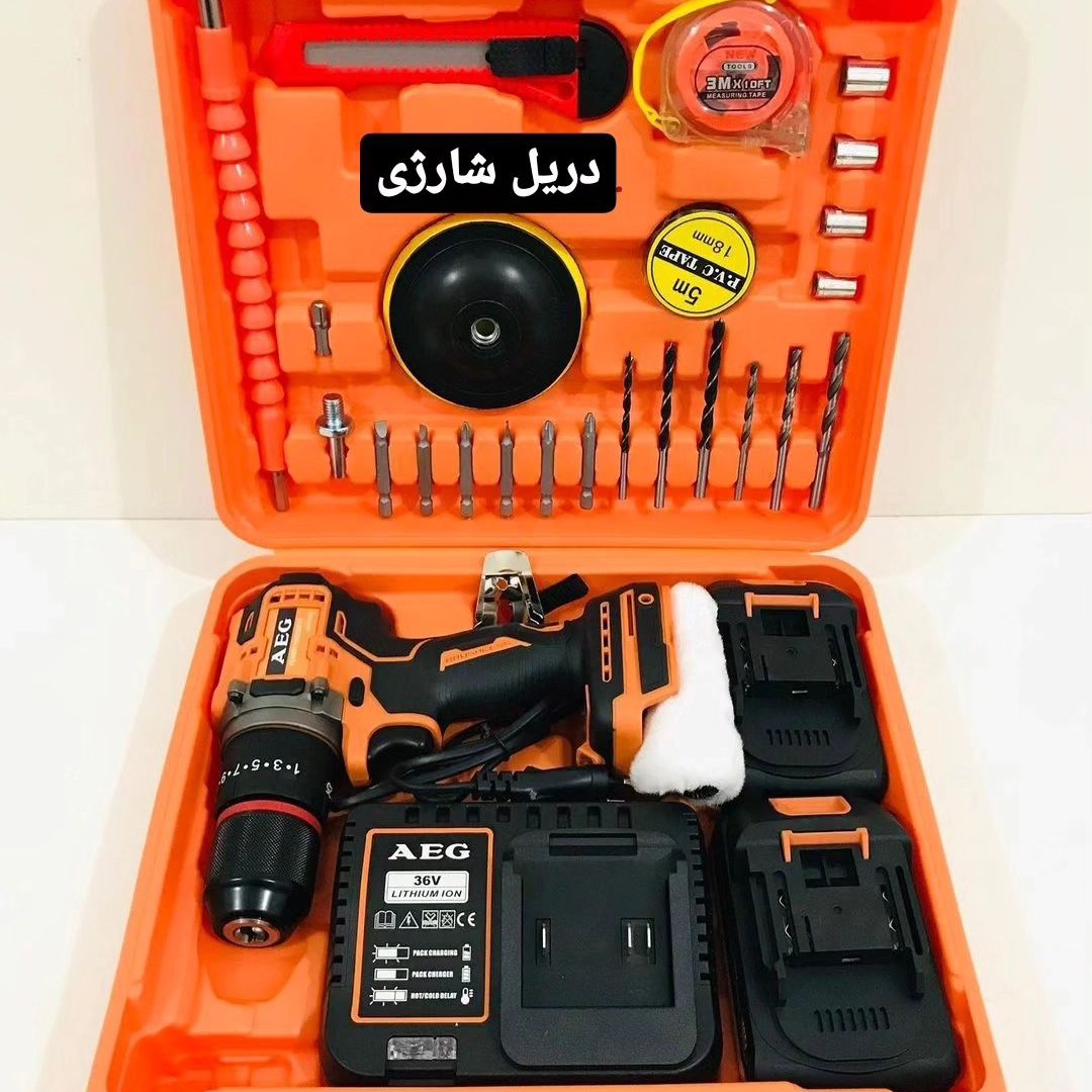 دریل شارژی  AEG براشلس  36ولت