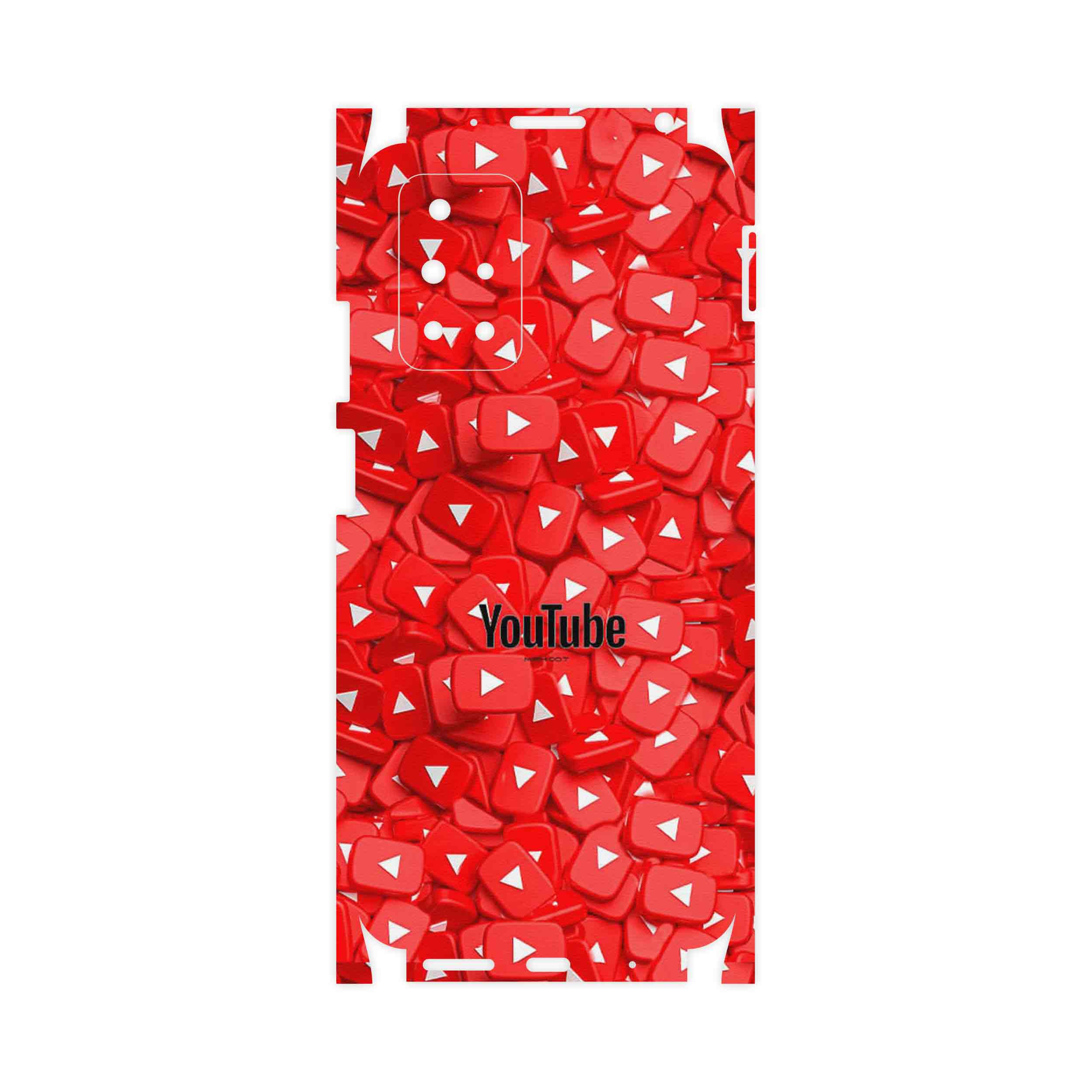 برچسب پوششی ماهوت مدل Youtube-FullSkin مناسب برای گوشی موبایل شیائومی Redmi 10