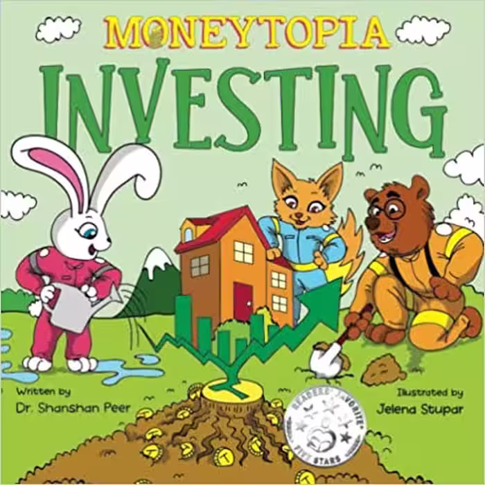خرید و دانلود نسخه کامل کتاب Moneytopia: Investing: Financial Literacy for Children -   PDF
