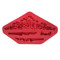 قالب فوندانت سورنا پارت طرح حاشیه کد Mhr-453