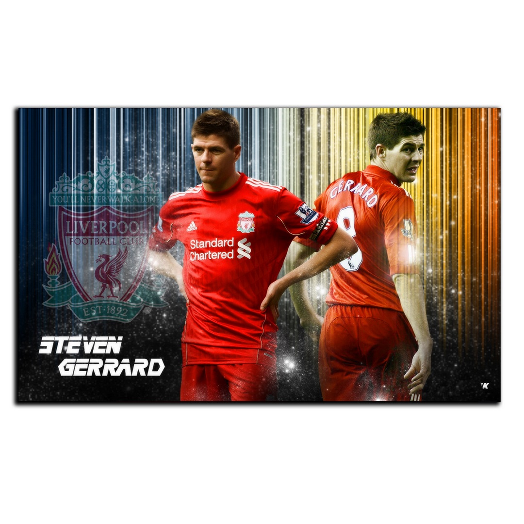تابلو شاسی بکلیت طرح بازیکن فوتبال استیون جرارد تیم لیورپول مدل SH-S6595