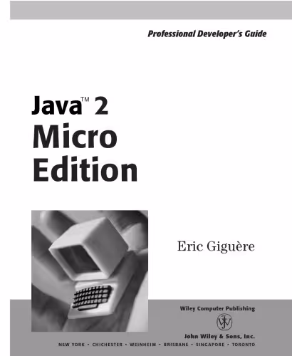 خرید و دانلود نسخه کامل کتاب Java 2 micro edition : professional developer's guide
