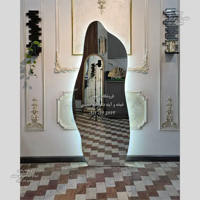 آینه قدی دفرمه 101 (بک لایت)