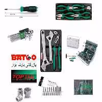 سری جغجغه ای 12 عددی با آدابتور (کد GBA15410) (برند تاپتول TOPTUL_TOPTOOL) تایوان اصل