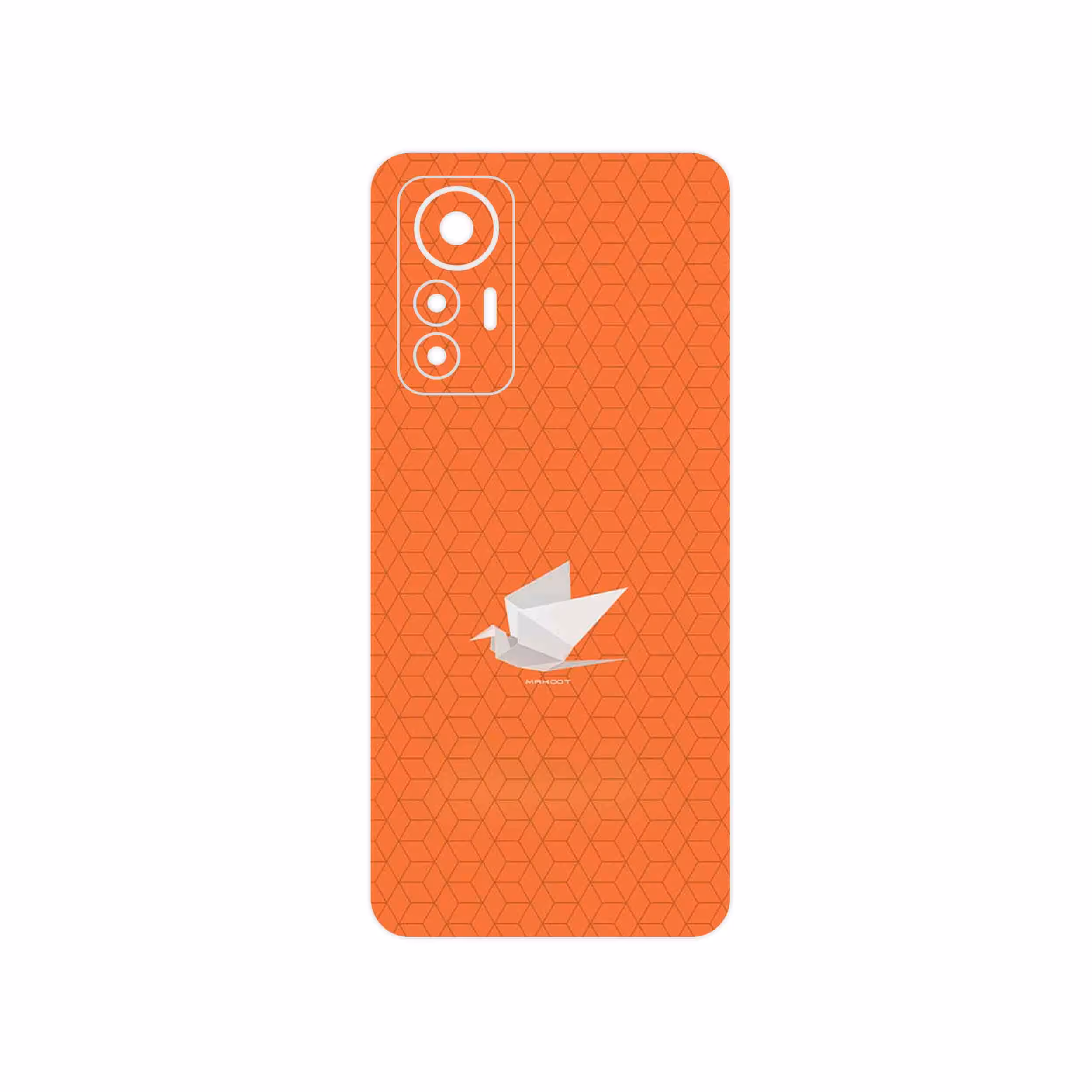 برچسب پوششی ماهوت مدل Minimalist origami bird مناسب برای گوشی موبایل شیائومی 12 Lite