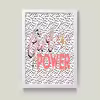 تابلو مدل Girl Power Minimall کد m2404-w