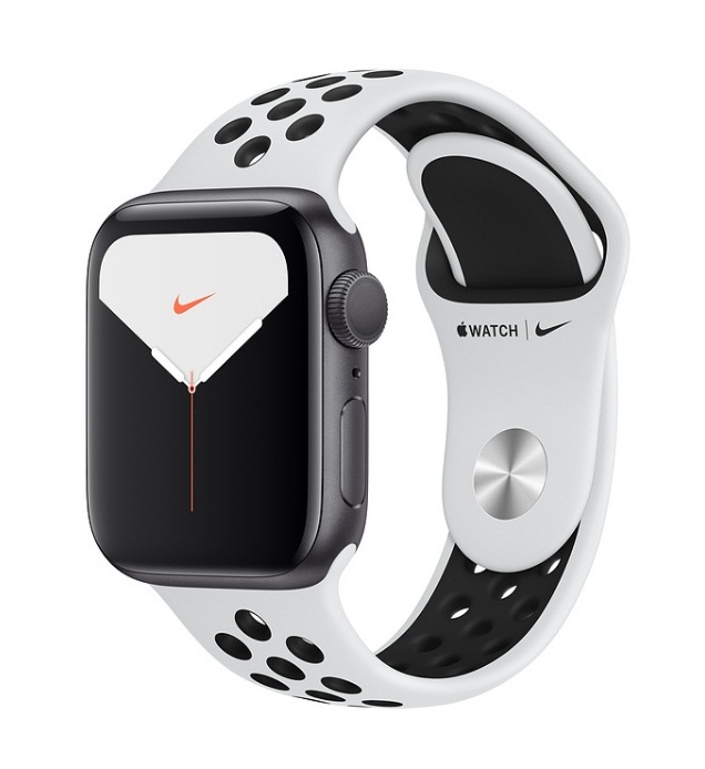 ساعت مچی هوشمند اپل واچ سری 5 40 میلیمتر با بند Platinum/Black Nike Sport
