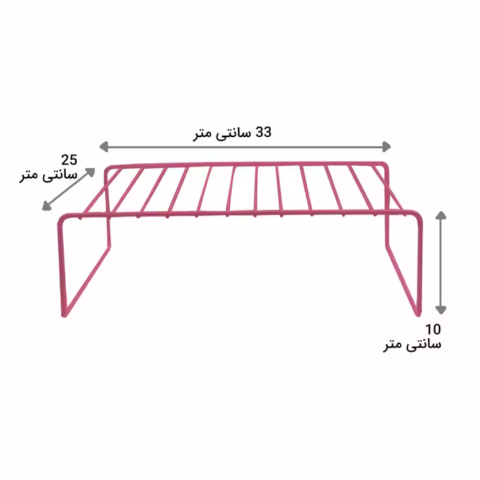 نظم دهنده کابینت مدل P02 بسته 6 عددی 