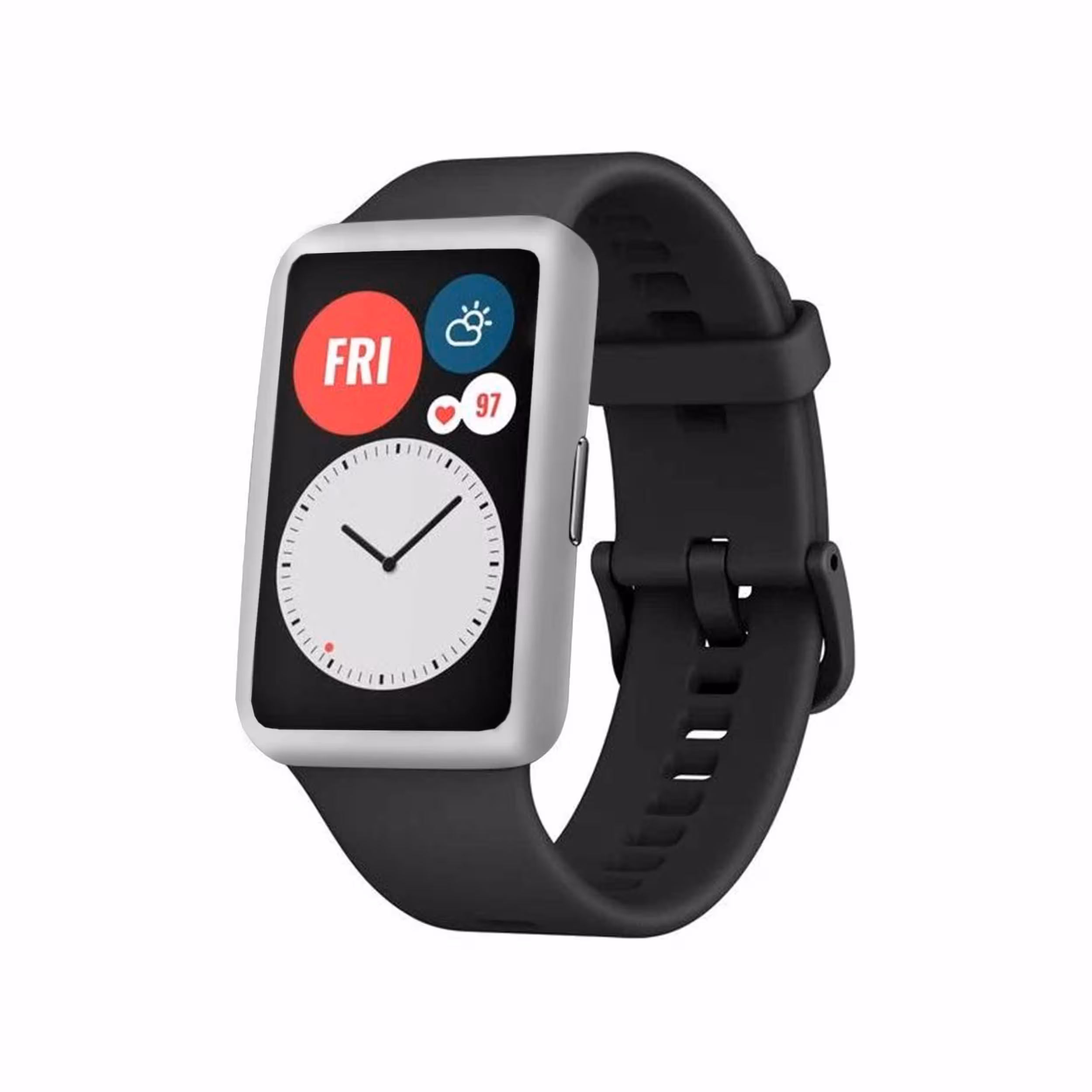 برچسب ماهوت طرح Matte White مناسب برای ساعت هوشمند هوآوی Watch Fit