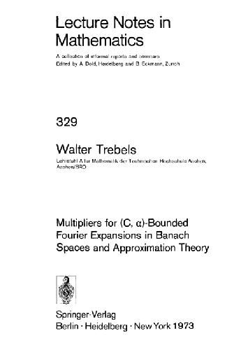 خرید و دانلود نسخه کامل کتاب Multipliers for (C,alpha)-Bounded Fourier Expansions in Banach Spaces and Approximation Theory
