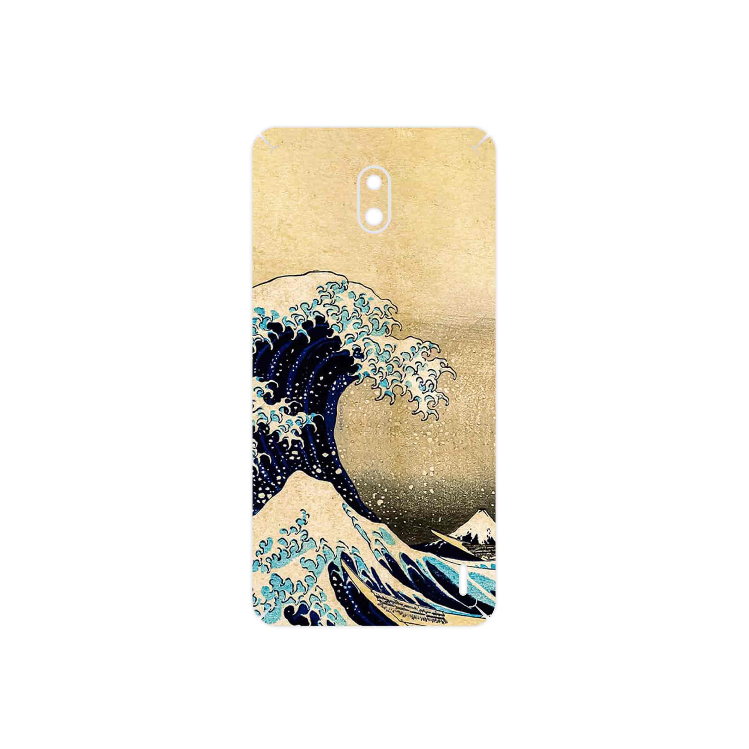 برچسب پوششی ماهوت مدل The Great Wave off Kanagawa of Hokusai مناسب برای گوشی موبایل نوکیا 2