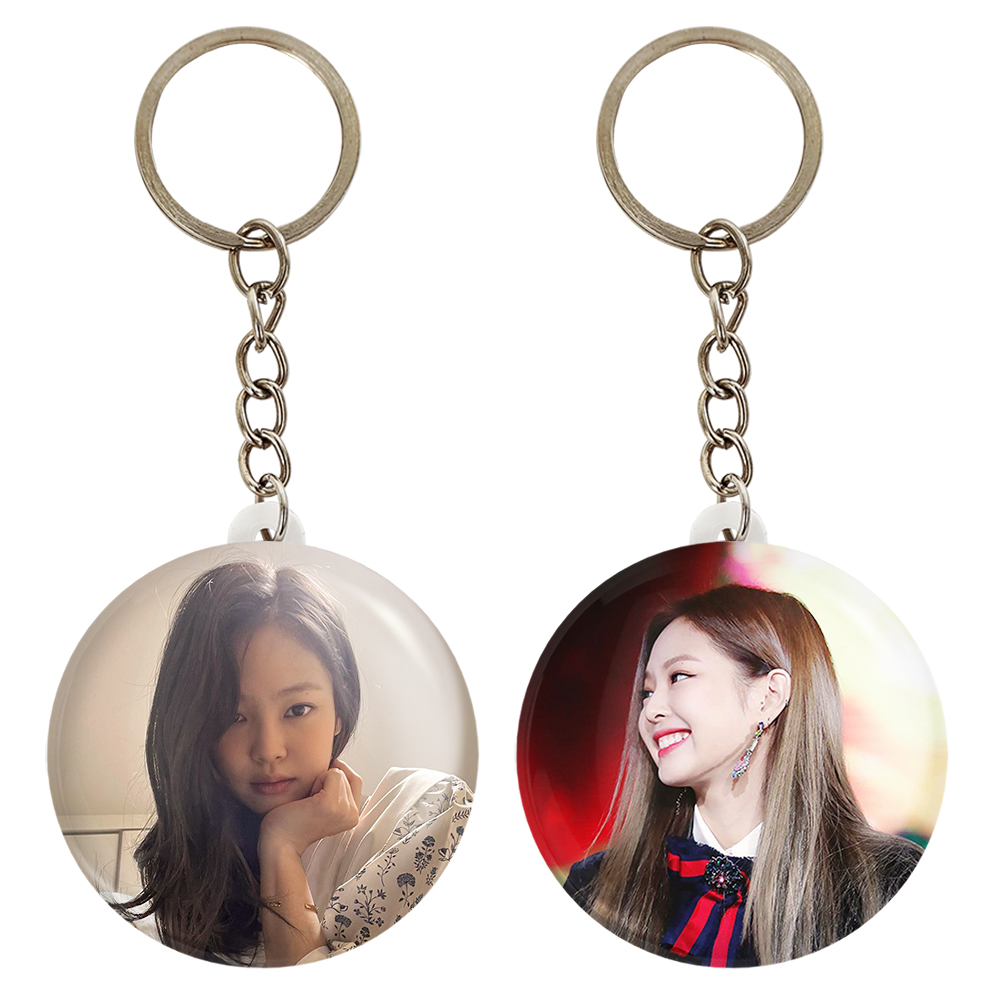 جاکلیدی خندالو مدل جنی بلک پینک کد 1408314082 مجموعه 2 عددی