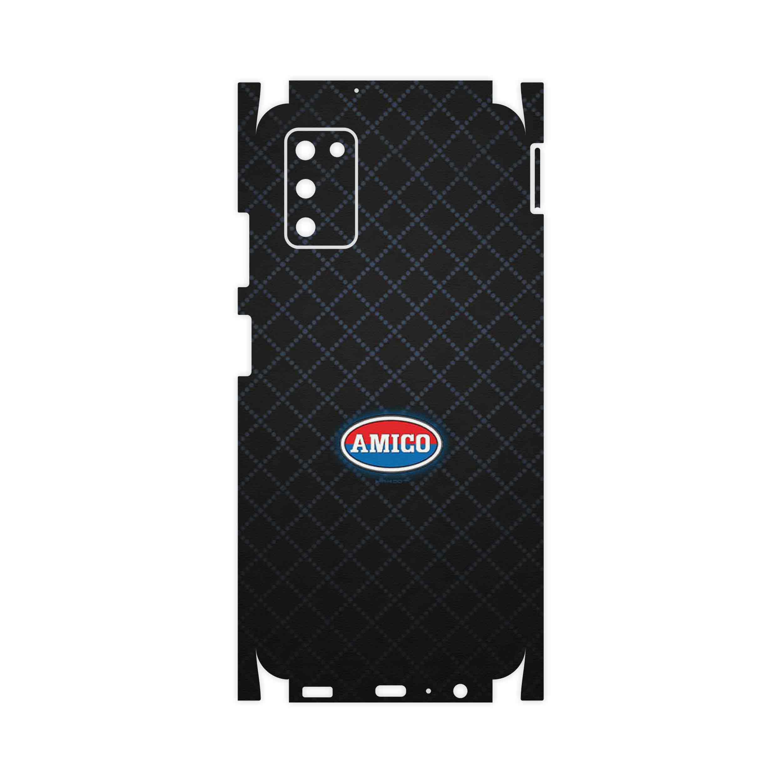 برچسب پوششی ماهوت مدل AMICO-FullSkin مناسب برای گوشی موبایل سامسونگ Galaxy A03S