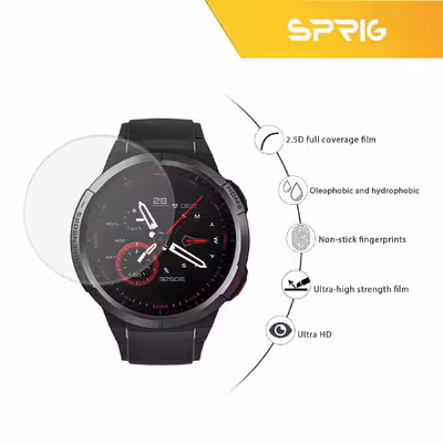 محافظ صفحه نمایش اسپریگ مدل SPG مناسب برای ساعت هوشمند شیائومی Mibro GS