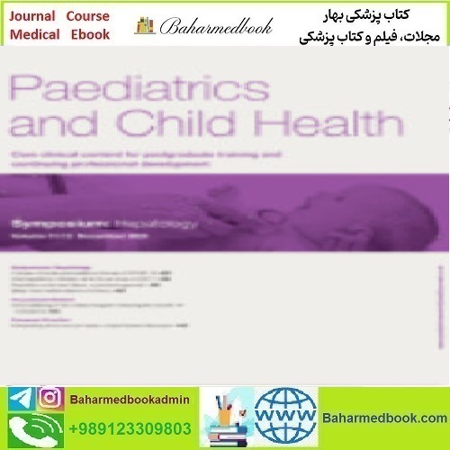Paediatrics and Child Health Volume 31 Issue 1 to 12 2021 T