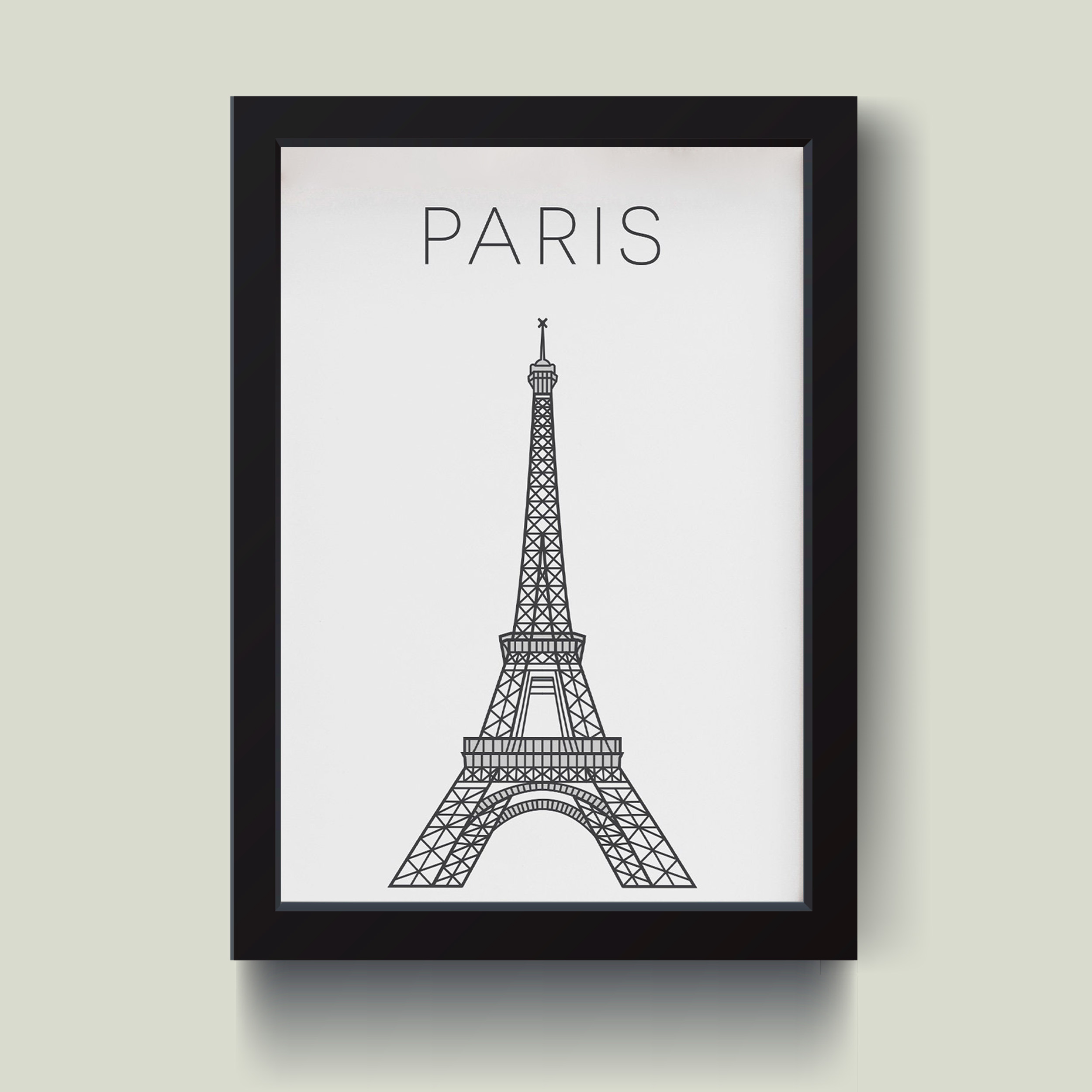تابلو مدل مینیمال PARIS کدm2611-b