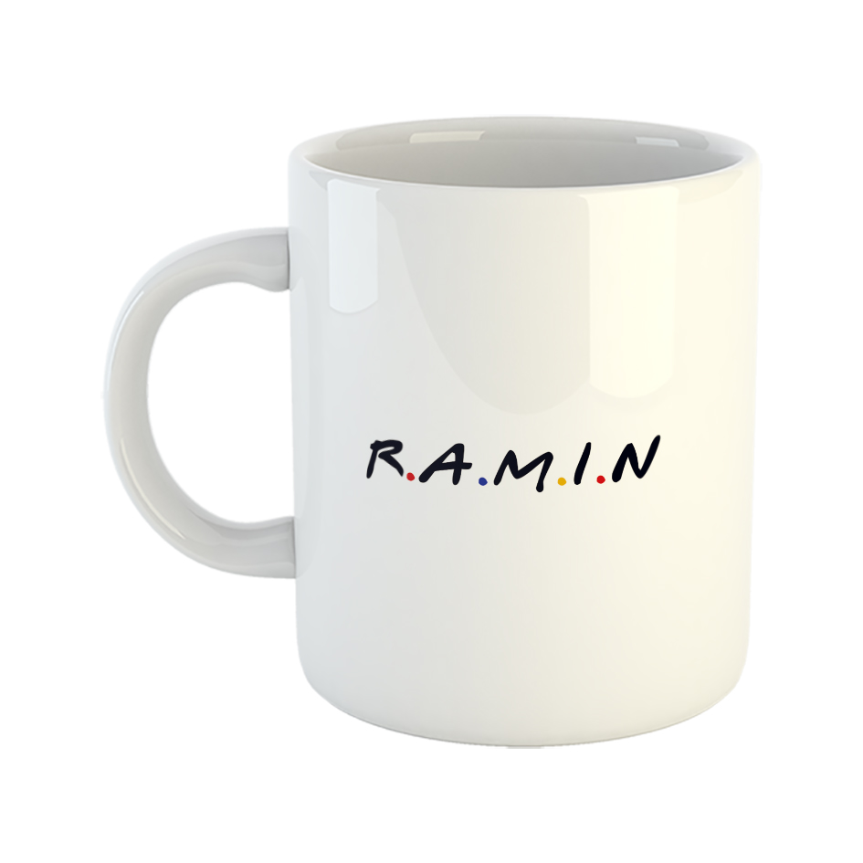 ماگ طرح friends مدل رامین