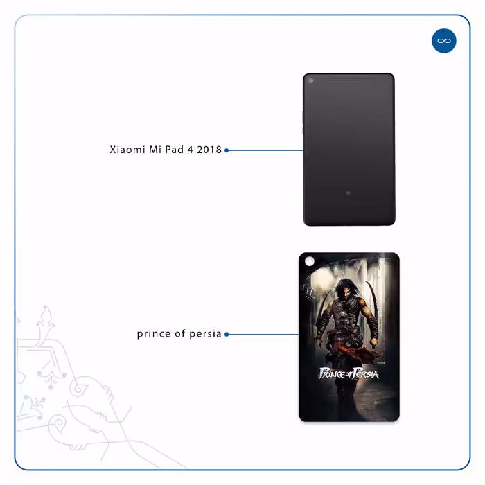 برچسب پوششی ماهوت مدل Prince of Persia مناسب برای تبلت شیائومی Mi Pad 4 2018
