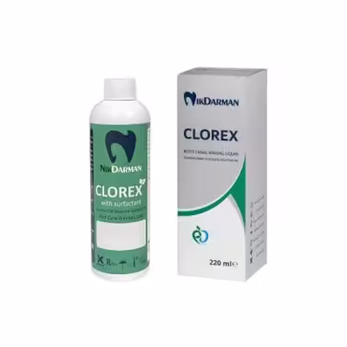محلول کلرهگزیدین 2% نیک درمان مدل CLOREX حجم 220 میلی لیتر