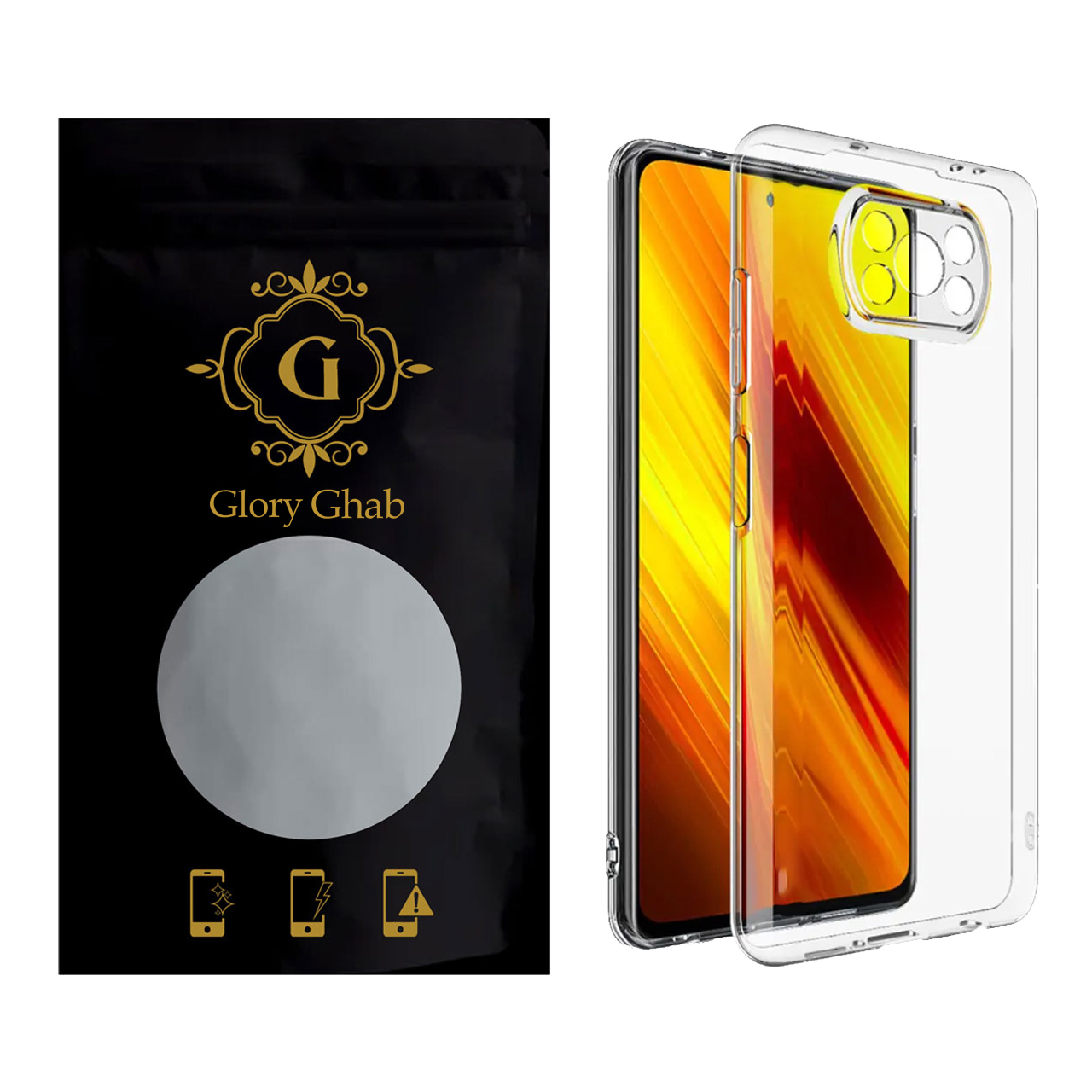کاور گلوری قاب مدل JLS مناسب برای گوشی موبایل شیائومی Poco X3