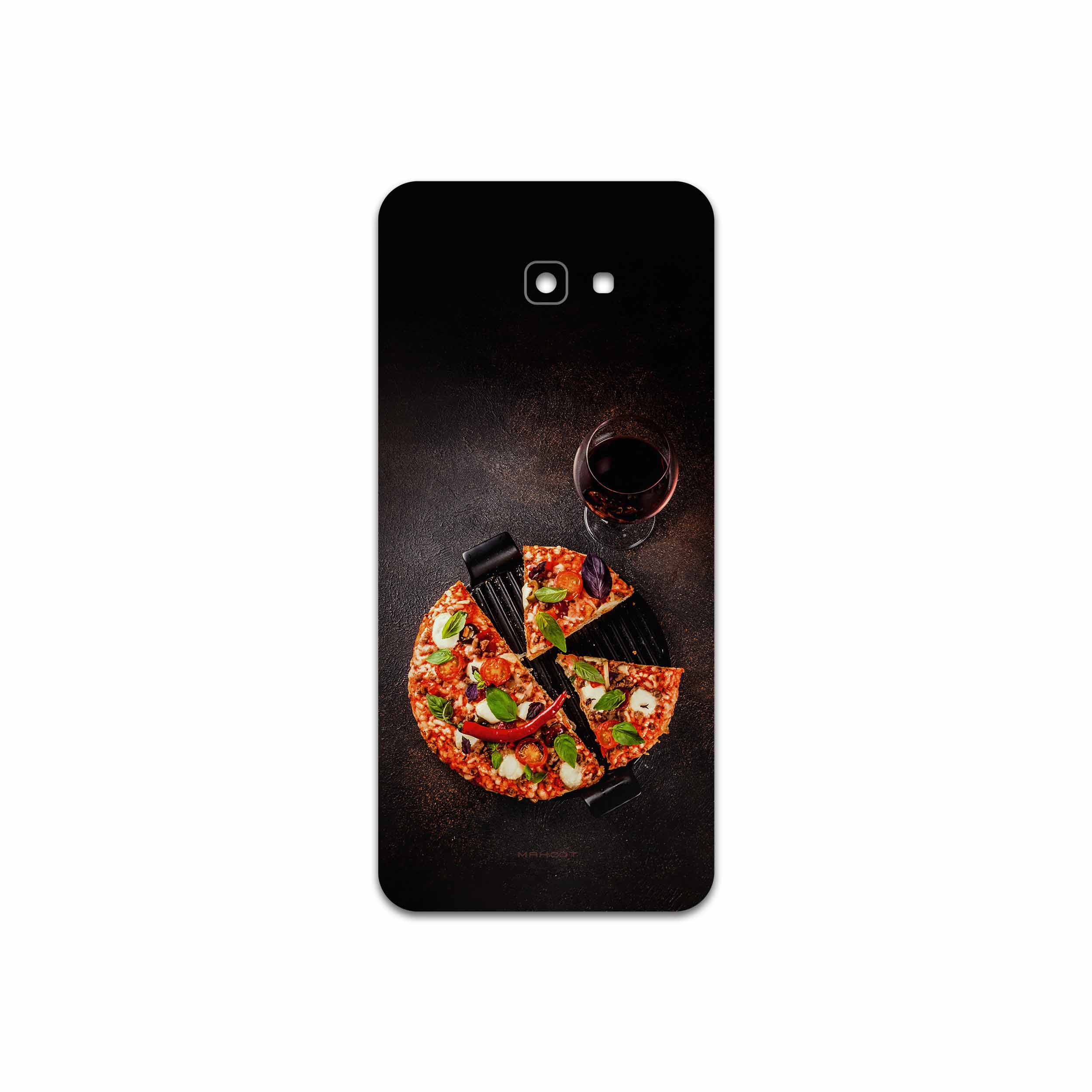 برچسب پوششی ماهوت مدل Pizza مناسب برای گوشی موبایل سامسونگ Galaxy J4 Plus