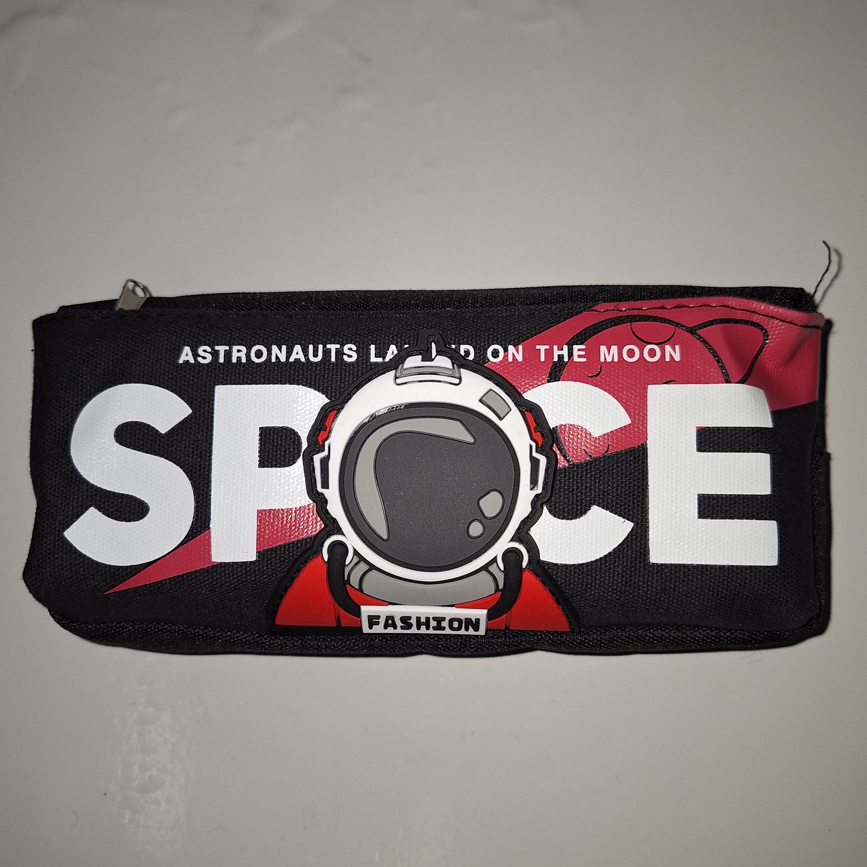 جامدادی فضانورد  مشکی دو زیپ