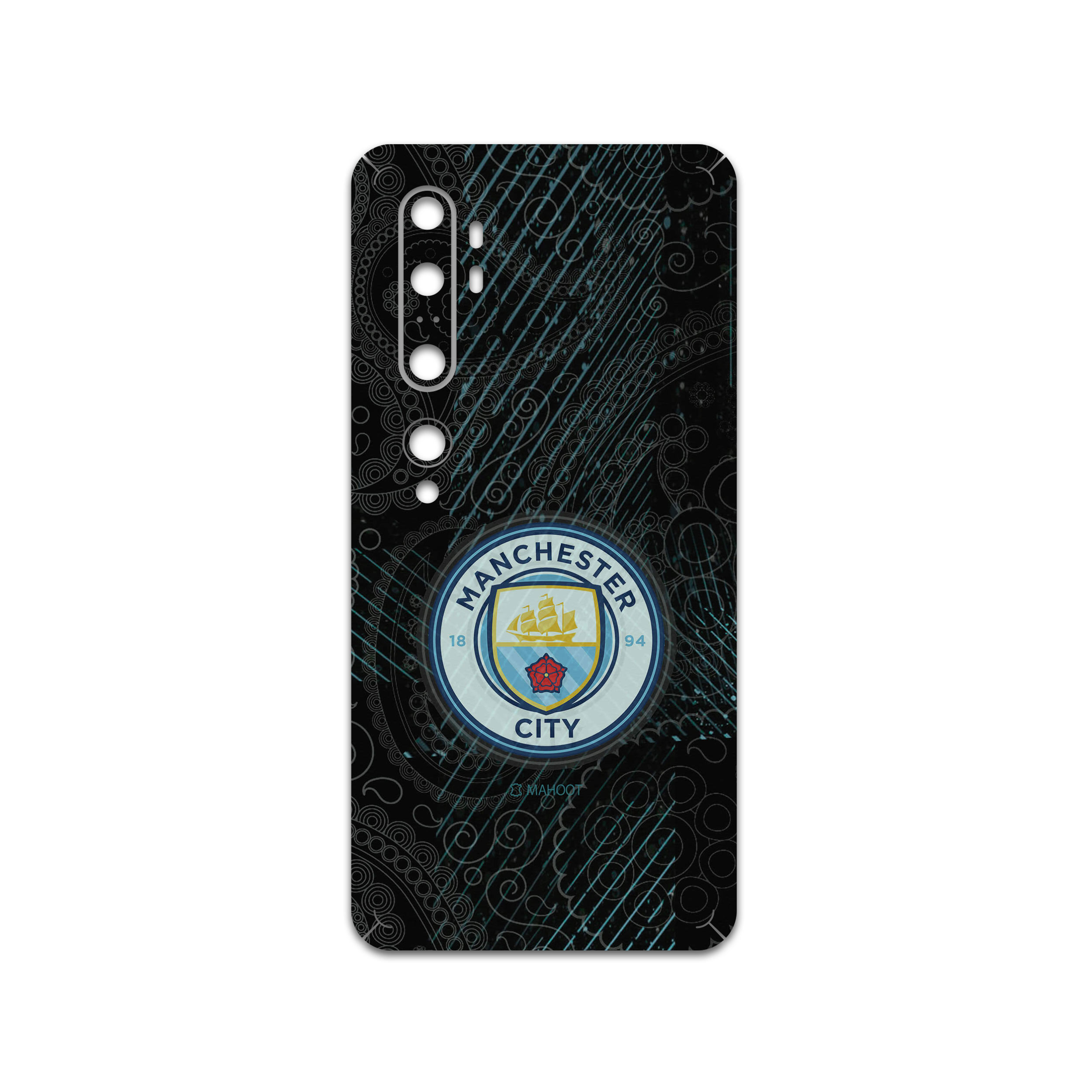 برچسب پوششی ماهوت مدل Manchester-City مناسب برای گوشی موبایل شیائومی Mi Note 10 Pro