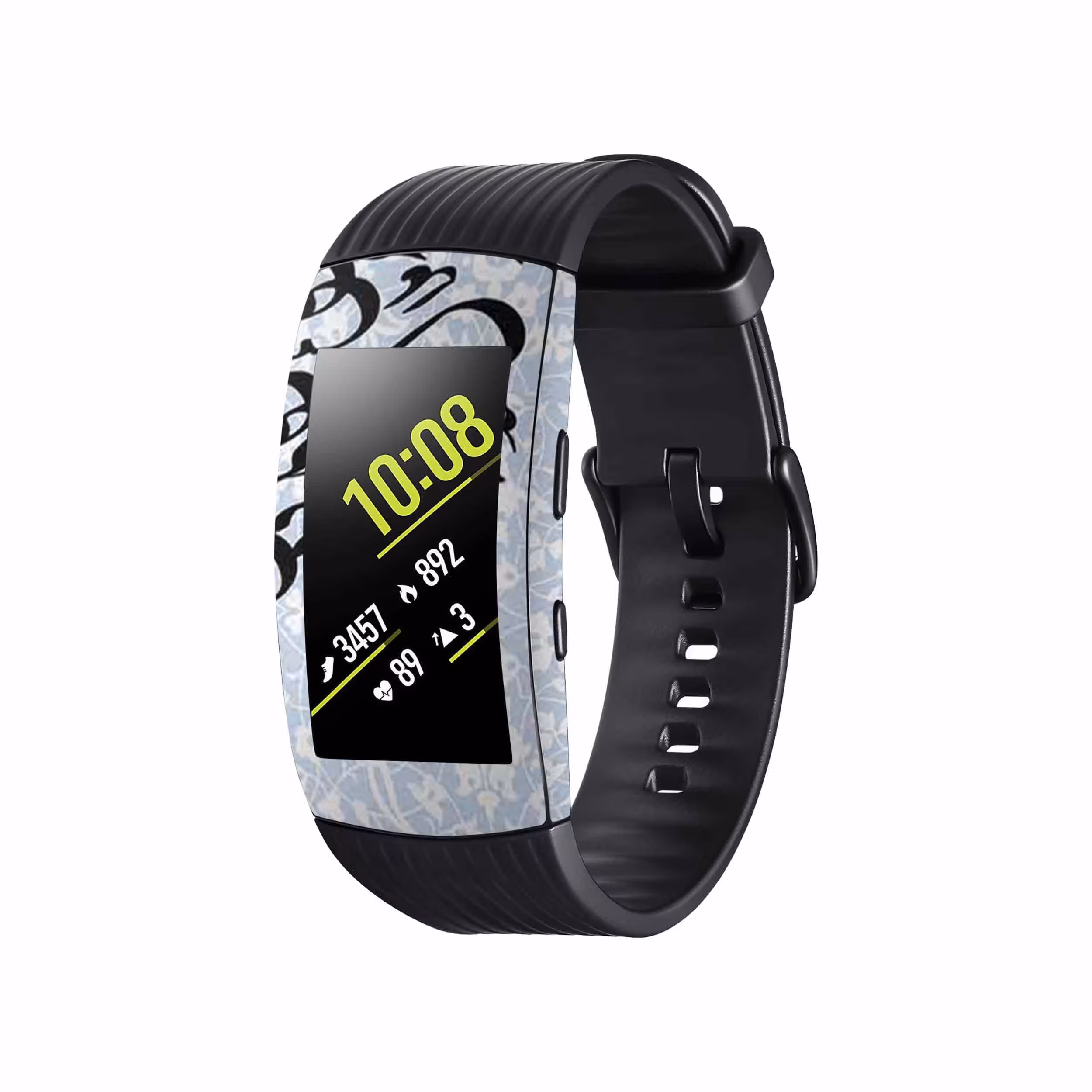 برچسب ماهوت طرح Nastaliq-4 مناسب برای ساعت هوشمند سامسونگ Galaxy Gear Fit 2 Pro