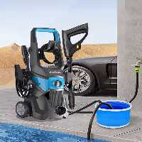 شستشوی با فشار بالا دستگاه کارواش 1800 W 180 Psi ماشین لباسشویی ROBO