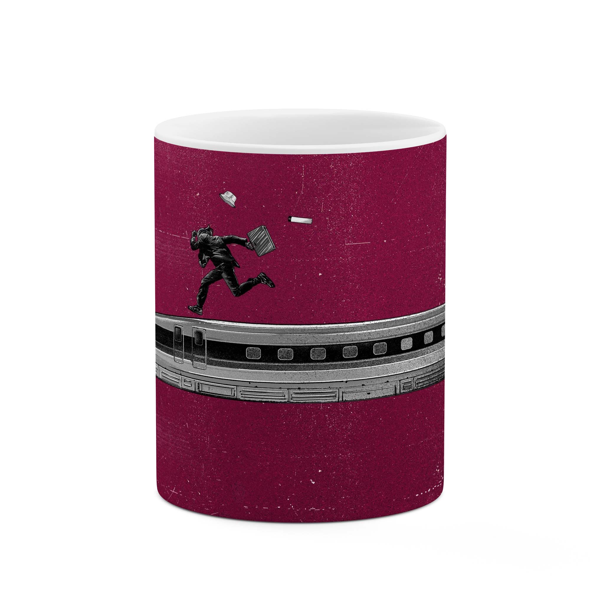 ماگ طرح در لبه چاقو مدل mug01112